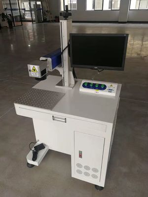 Μηχανή σήμανσης με λέιζερ από ίνες μεταλλικού ακρυλικού γραφείου 20w/30w/50w/70w/100w RAYCUS Laser Source Deep Marking