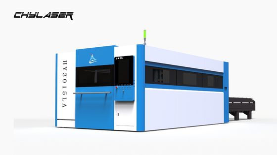 Speed Dajco Microjet Τεξίλ Καμπίνα 8kW Σπίτι 4040 Καμπίνα Λαζερική μηχανή κοπής για την περιοχή κοπής 3000 * 1500mm