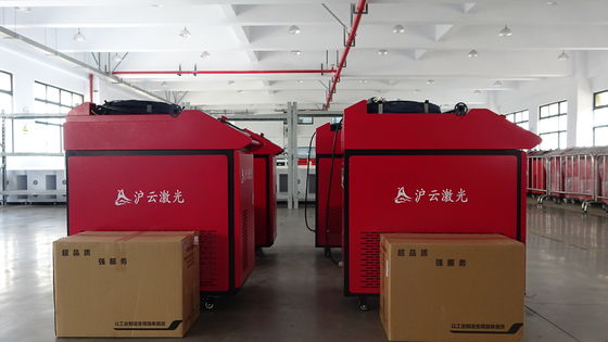 Φορητή χειροκίνητη συγκόλληση λέιζερ 1000W 1500W 2000W 3000W με ταχύτητα κοπής 100m/min