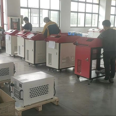 1000W 1500W 2000W 3000W φορητό χειροκίνητο μηχανή συγκόλλησης λέιζερ ινών για βιομηχανικά