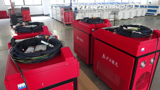 1000W 1500W 2000W 3000W φορητό χειροκίνητο μηχανή συγκόλλησης λέιζερ ινών για βιομηχανικά