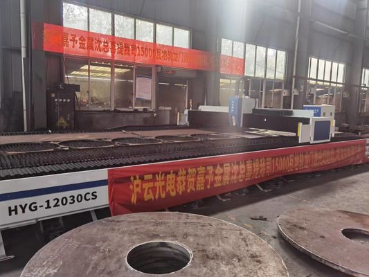 Φθηνό Μεγάλο Μέγεθος Γήπεδο Τραπέζι Laser Cutter για ανοξείδωτο χάλυβα και άνθρακα χάλυβα